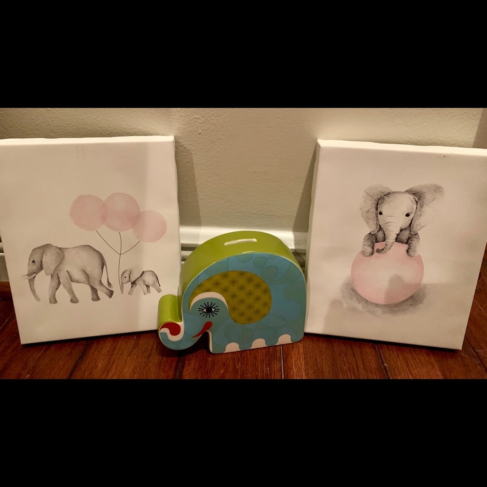 🐘Jonathan Adler Children’s Elephant Bank🐘